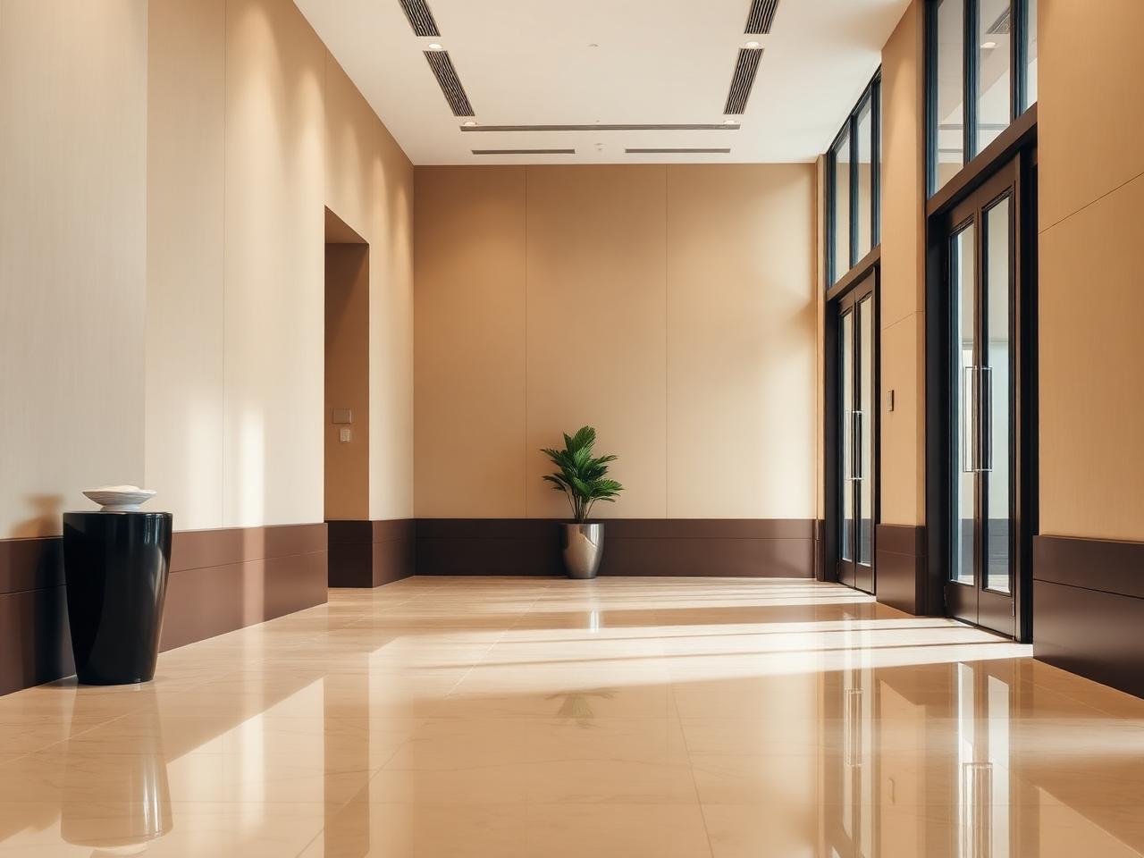 Modern Orlando office maintained by NeatLee Cleaning